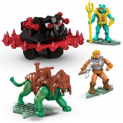 Mega Construx PBattle Cat vs Roton Masters of the Universe Origins Mattel