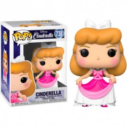 Figura POP Cenicienta Vestido Rosa Disney