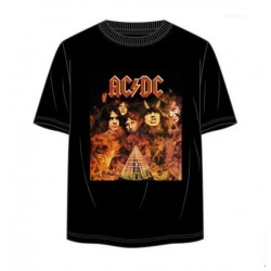 Camiseta Negra AC/DC Highway to Hell