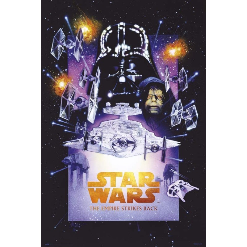 Poster Star Wars The Empire Strikes Back Edición Especial 61 x 91,5 cm