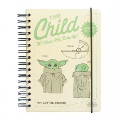 Cuaderno Tapa Forrada A5 Bullet Star Wars The Mandalorian