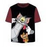 Camiseta Negra y Roja Tom & Jerry