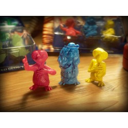 Set 3 Mini Figuras E.T. Color Ed. 1982