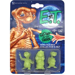 Set 3 Mini Figuras E.T. Glowing Ed.