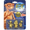 Set 3 Mini Figuras E.T. Golden Ed.