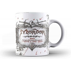 Taza Mapa Mordor El Señor de los Anillos