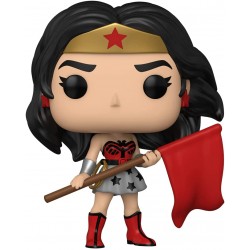 Figura POP Wonder Woman Bandera Roja DC