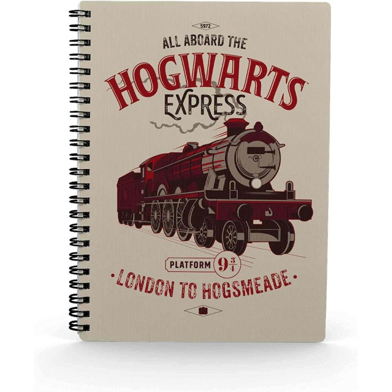 Libreta 3D Hogwarts Express Harry Potter
