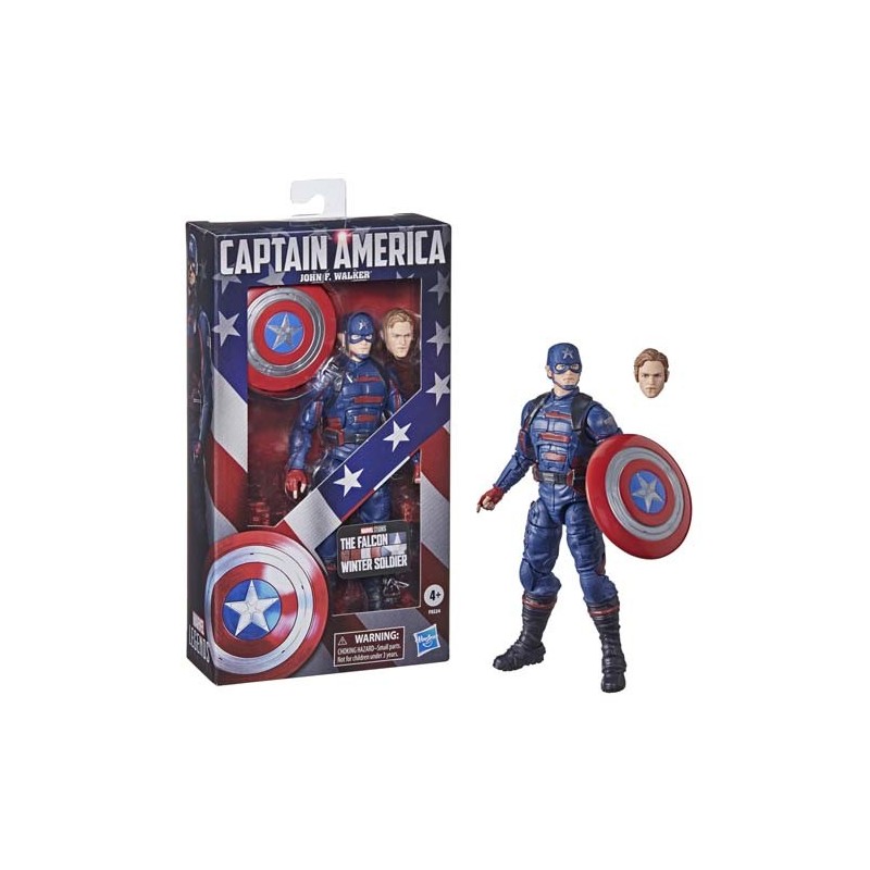 Figura Articulada Capitán América The Falcon and the Winter Soldier 15 cm Marvel Legends