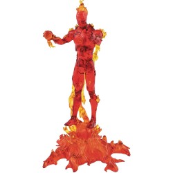 Figura Articulada Antorcha Humana (Human Torch) 18 cm Marvel Select