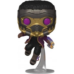 Figura POP T'Challa Star-Lord What If...? Marvel