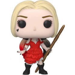 Figura POP Harley Quinn Traje Rojo Escuadrón Suicida DC