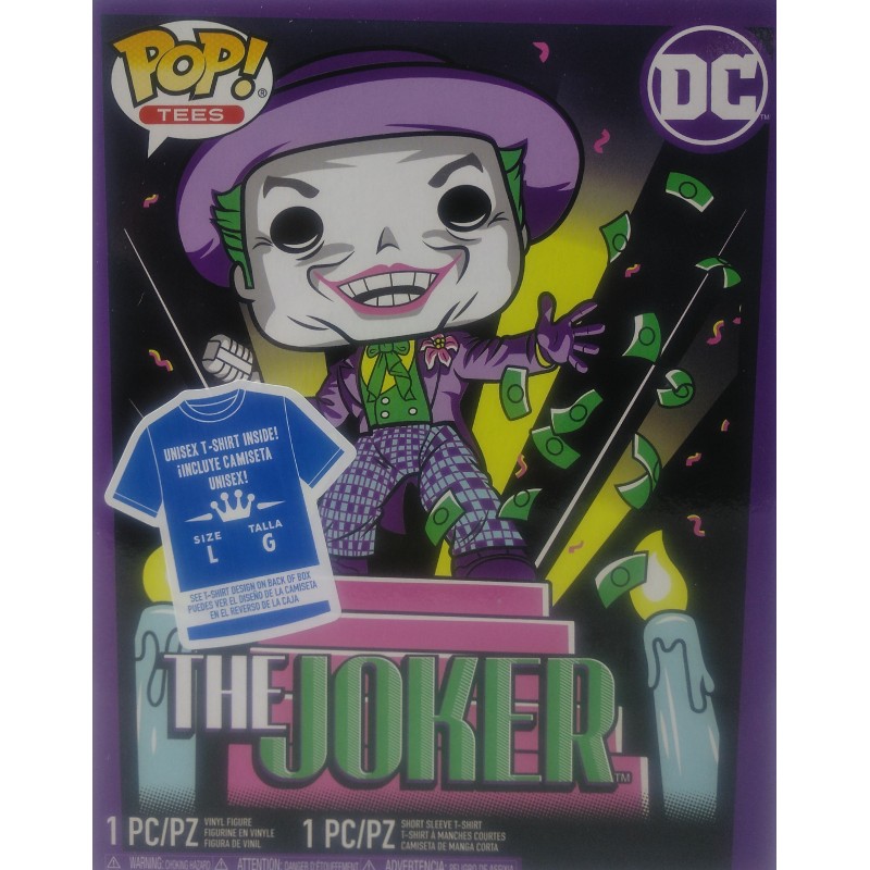 Pack Camiseta y Pop Joker Edición especial de 1989 de Funko