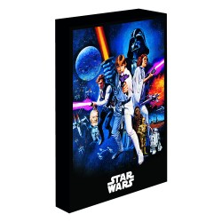Lienzo con Luz A New Hope Star Wars 30x40cm