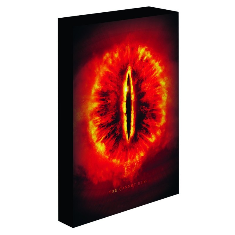 Lienzo con Luz Ojo de Sauron del Señor de los Anillos 30x40cm