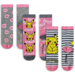 Pack Rosa 3 Calcetines Pokemon