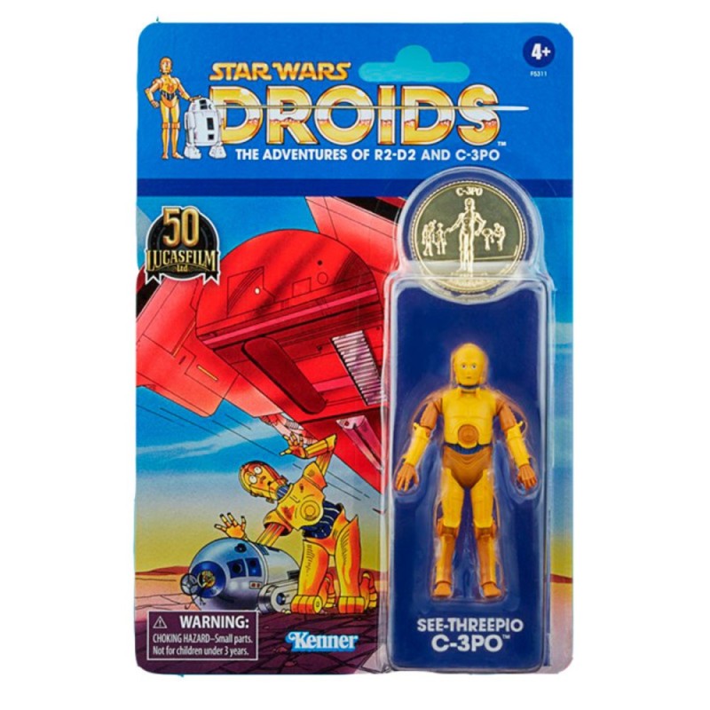 Figura Articulada C-3PO 10 cm Droids Star Wars VIntage