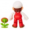 Figura Articulada Mario de Fuego 12 cm con Flor de Fuego Super Mario