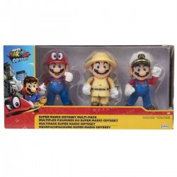Pack 3 Figuras Super Mario Odyssey de 10 cm