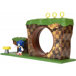 Juego Zona de la colina verde y figura Sonic 30 aniversario