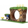 Juego Zona de la colina verde y figura Sonic 30 aniversario