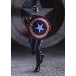 Figura Articulada Capitán América (John F. Walker) 15 cm Falcon y el Soldado de Invierno Marvel S.H. Figuarts