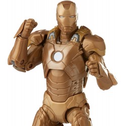 Pack Figuras Articuladas Happy Hogan y Iron Man Mark XXI The Infinity Saga Marvel Legends