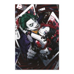 Poster Harley Quinn y Joker Anime DC 61 x 91,5 cm