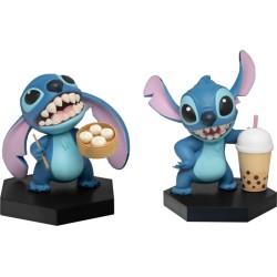 Pack 2 Figuras Stitch 10 cm Asian Cuisine Lilo & Stitch Disney