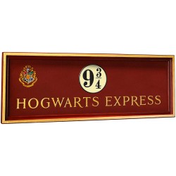 Réplica Placa Andén 9 3/4 Hogwarts Express Harry Potter The Noble Collection