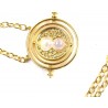Réplica Collar Giratiempos Hermione Chapado en Oro de 24 quilates Harry Potter The Noble Collection
