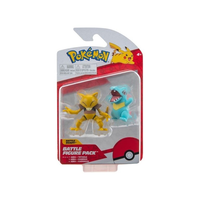 Pokémon Battle Figure Pack Abra + Totodile 6 cm Bizak