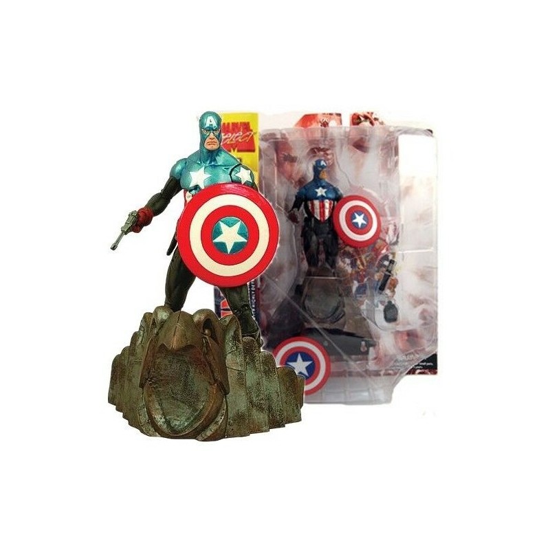 Figura Articulada Capitán América 18 cm Marvel Select