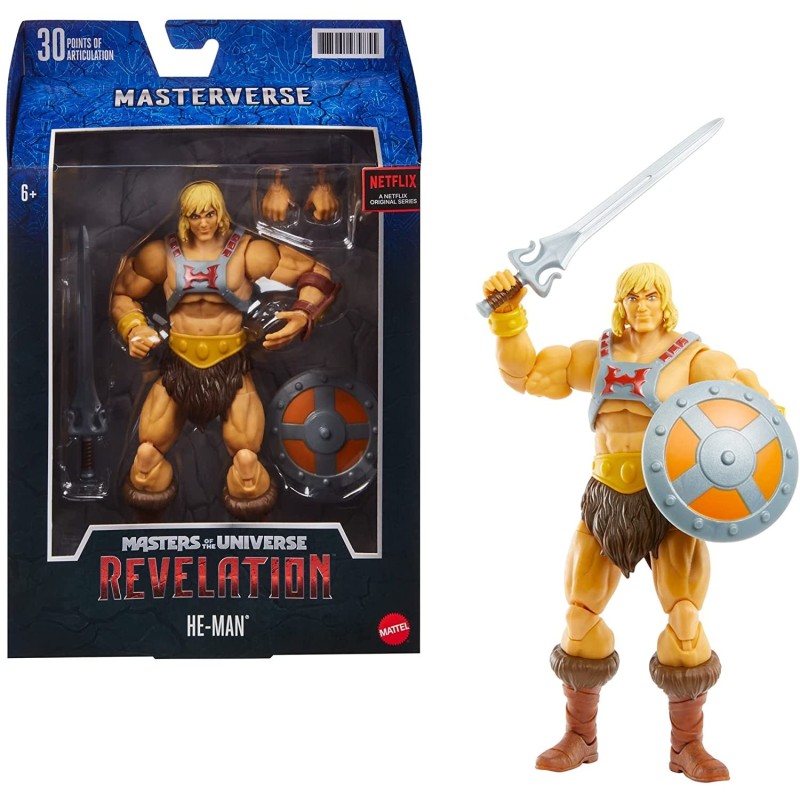 Figura Articulada He-Man 18 cm Masters of the Universe Revelation