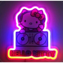 Mural Neon Hello Kitty 30 cm