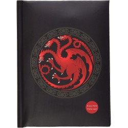 Libreta con Luz Targaryen Juego de Tronos