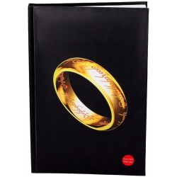 Libreta Gtrande con Luz Anillo El Señor de los Anillos (19 x 29 cm)