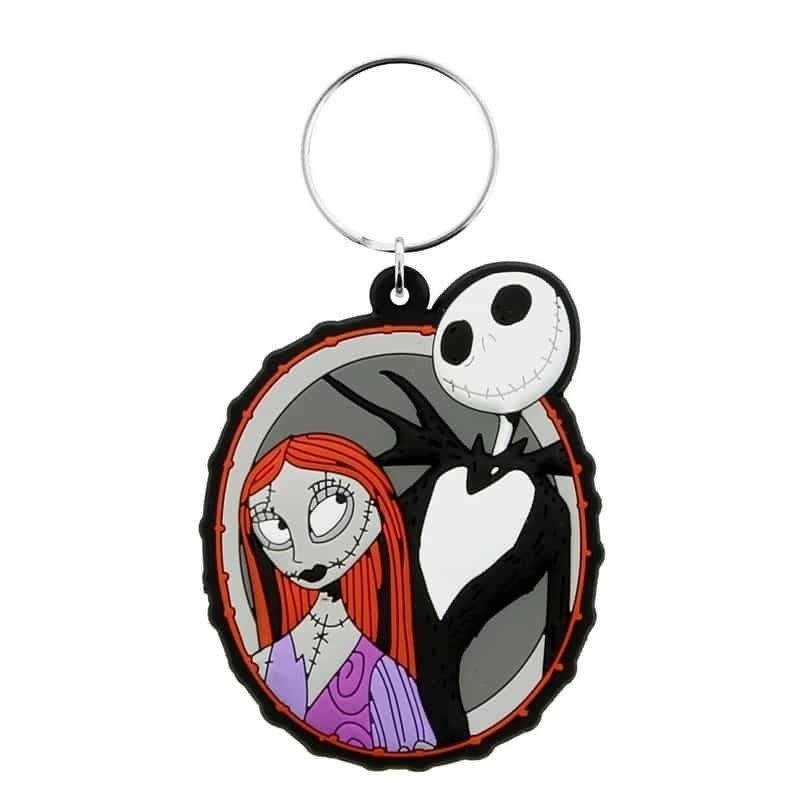 Llavero Goma Jack y Sally Pesadilla antes de Navidad Disney