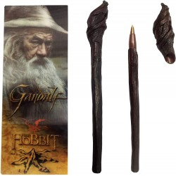 Bolígrafo y Marcapáginas Bastón de Gandalf The Hobbit The Noble Collection