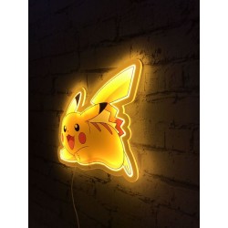 Mural Neon Pikachu 30 cm Pokemon
