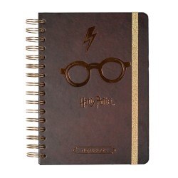 Cuaderno Tapa Forrada A5 Gafas Harry Potter