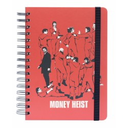 Cuaderno Tapa Forrada A5 Guerra La Casa de Papel
