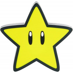 Mini Lámpara con Sonido Estrella Super Mario Nintendo