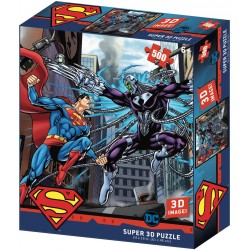 Puzzle Lenticular 500 piezas Superman vs Brainiac DC