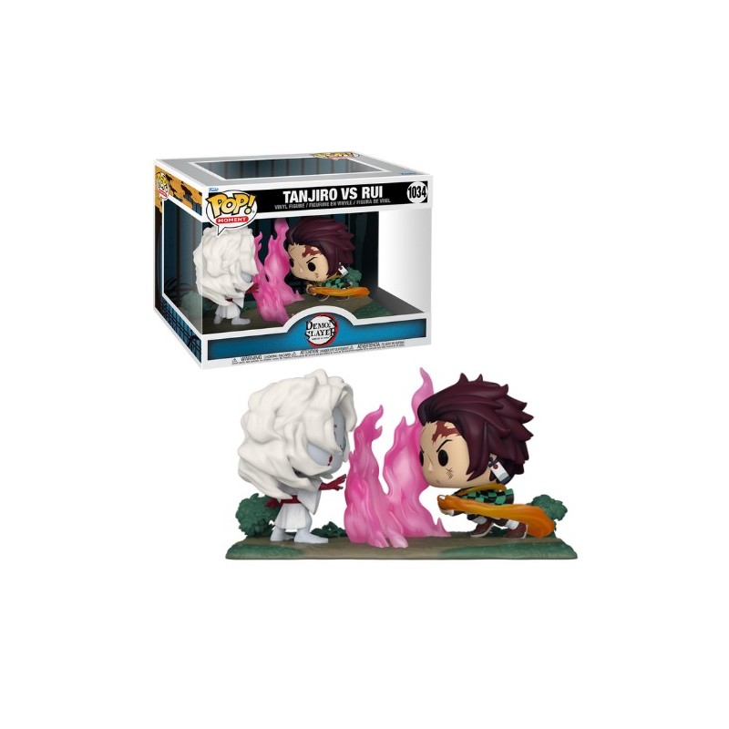 Figuras POP Tanjiro vs Rui Moment Demon Slayer