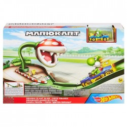 Circuito Rampa Piraña Mario Kart Hot Wheels