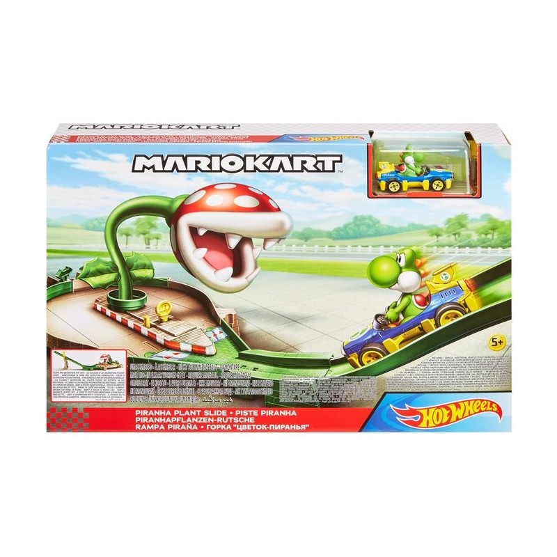 Circuito Rampa Piraña Mario Kart Hot Wheels