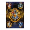 Poster Escudos Hogwarts Harry Potter 61 x 91,5 cm