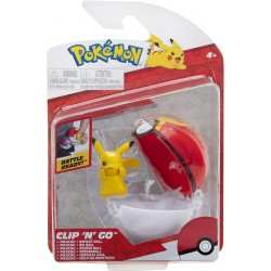 Figura Pikachu + Acopio Ball Clip 'N' Go Pokémon Bizak