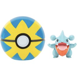 Figura Gible + Veloz Ball Clip 'N' Go Pokémon Bizak